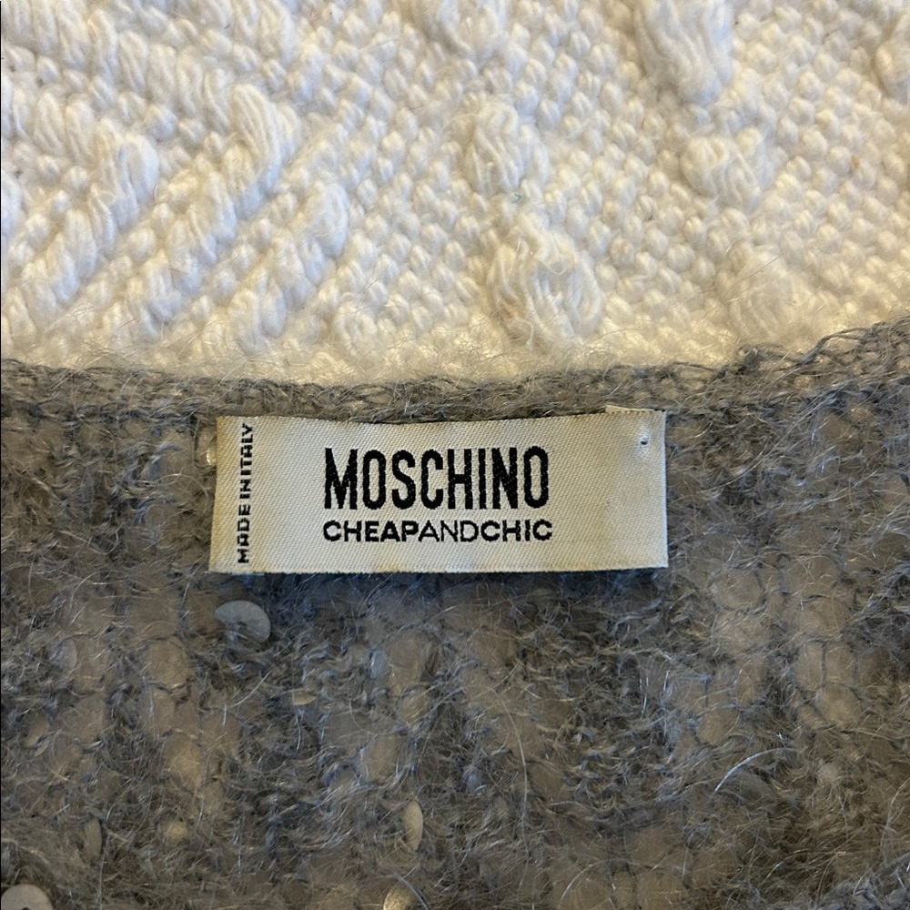 Moschino Mohair Sequined Top - Picture 5 of 6